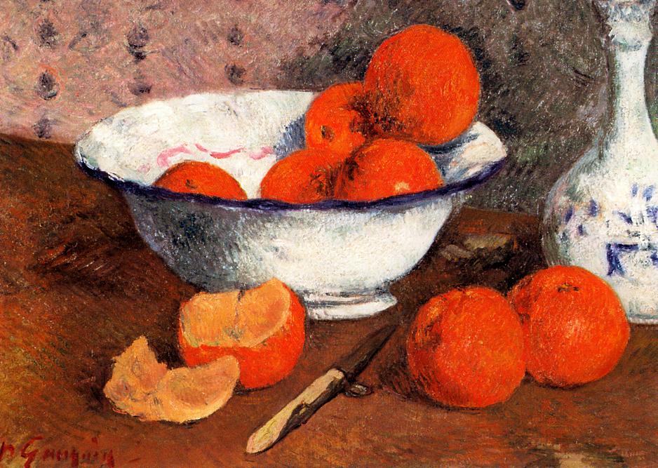 Still Life with Oranges - Paul Gauguin Painting